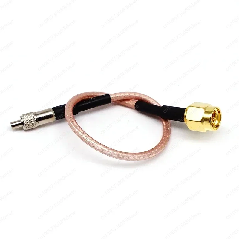 5pcs Rf Sma Male To Ts9 Female Rg316 Coaxial Pigtail Cable Assembly Extension Cable 0.1m