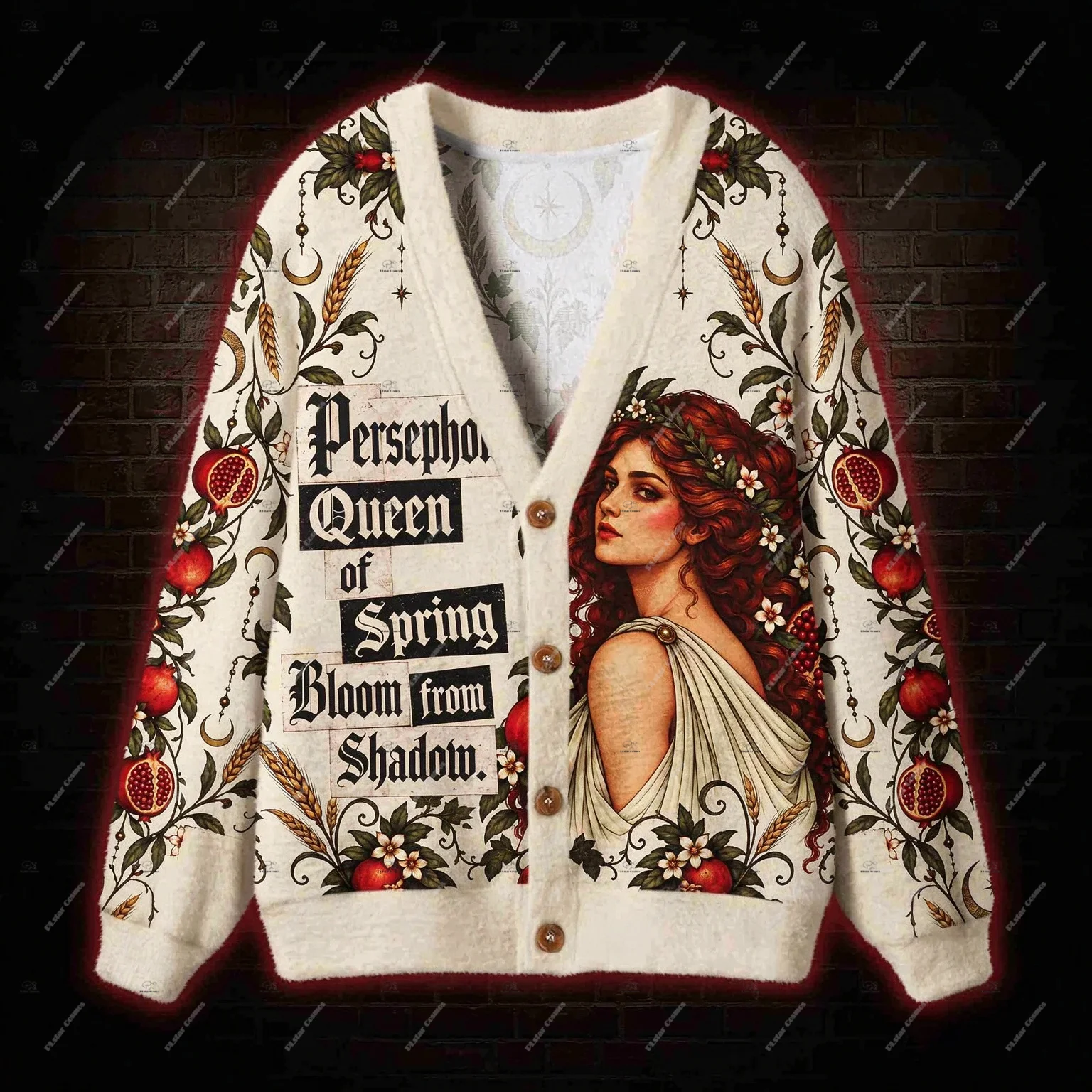 Christmas Halloween Witch Dark Style Outfit Vintage Cardigan Sweatshirt 3DPrint Harajuku Streetwear Casual Funny Long Sleeves 11