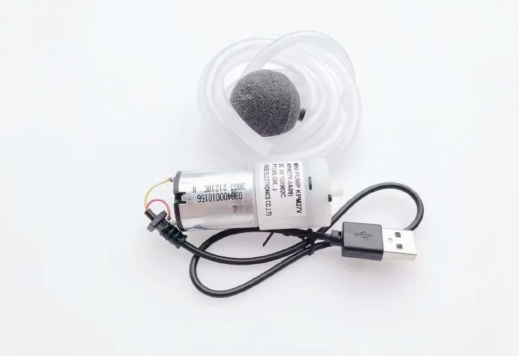 Brand New KOGE air pump 370 motor micro air pump DC 6V atmospheric volume mute fish tank aeration pump