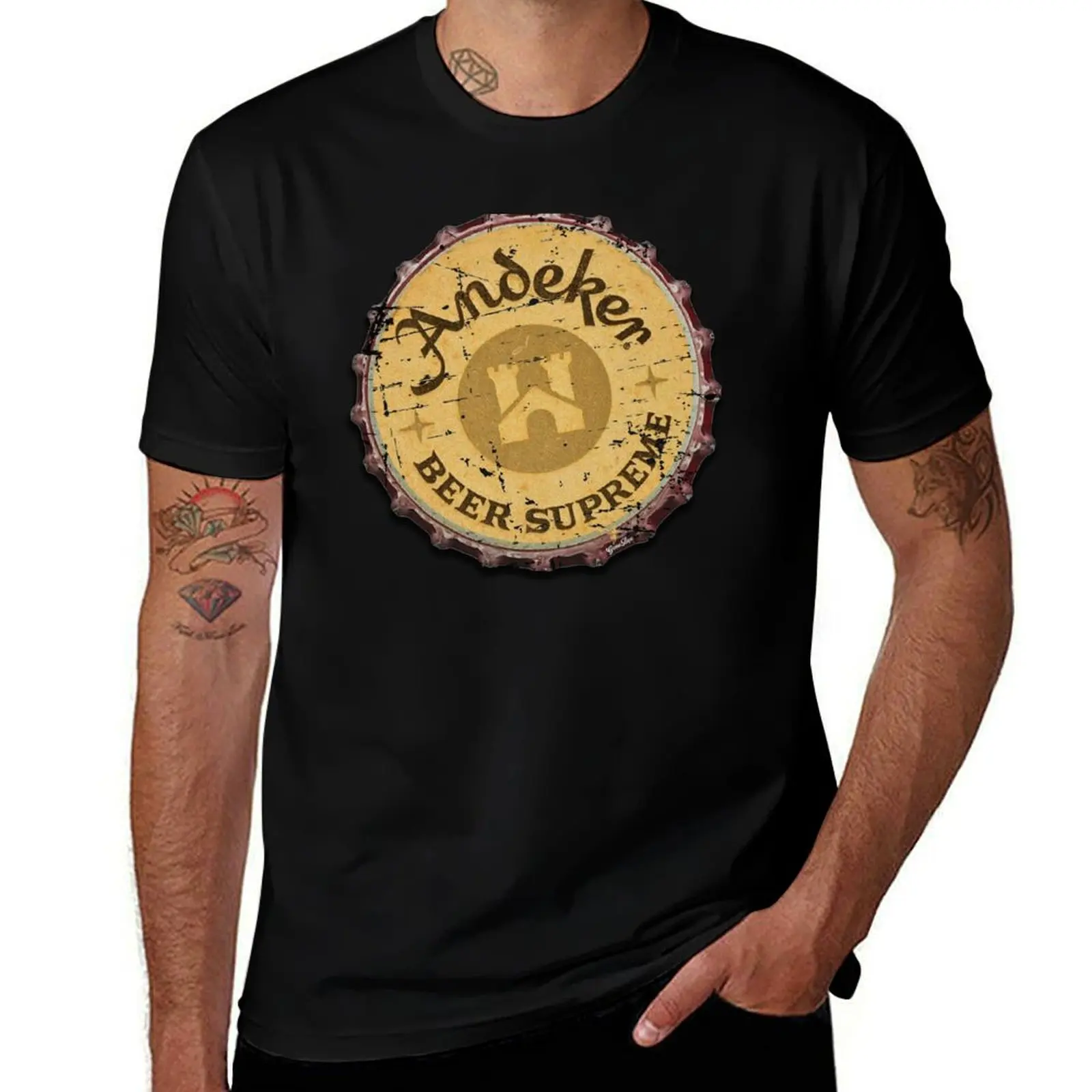 

Andeker Beer T-Shirt summer tops aesthetic clothes clothes graphic shirts men graphic t shirts