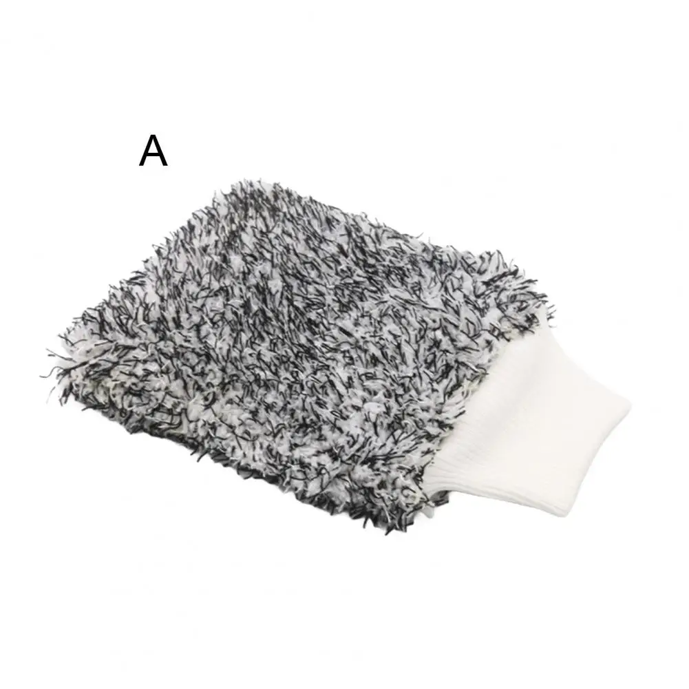 Car Wash Mitt Microfiber 3pcs Ultra-fine Microfiber Car Wash Mitts Absorbent Scratch-free Gloves Lint-free Drying for Efficient