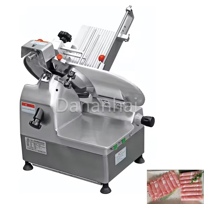 

Small Commercial Stainless Steel Double Cut Lamb Roll Machine, Multifunctional Frozen Beef Cutting Machine