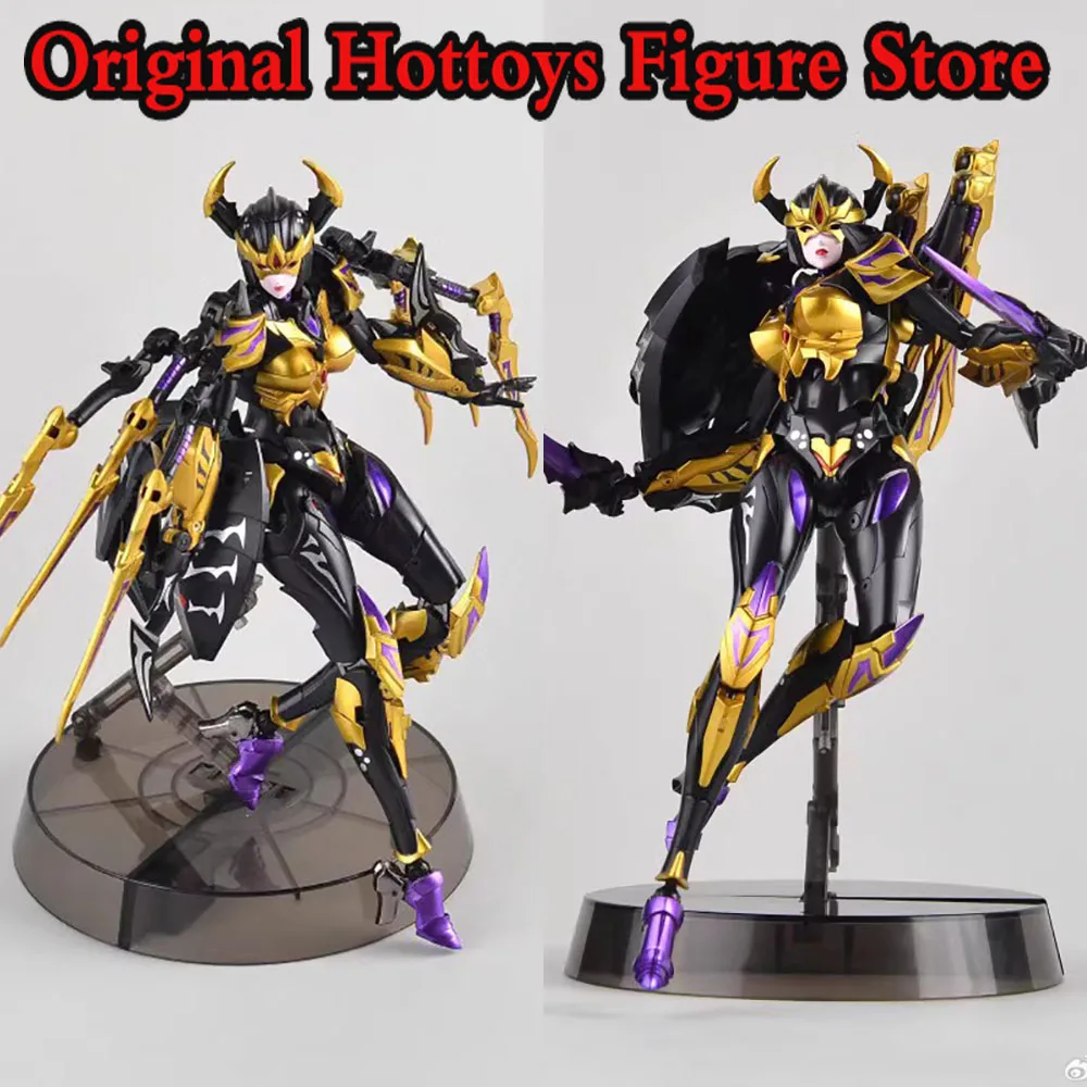 

Bingo Toys BT-04 Female Soldier Spider Girl Transformation Toy Black Widow Robot Full Set About 20cm Action Figure Model