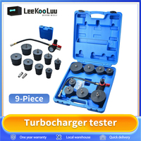 LeeKooLuu Turbo System Leakage Tester Set Turbocharger Turbo Boost Leak Tester with 4 Pairs of Stepped Adapters 1-3/8\