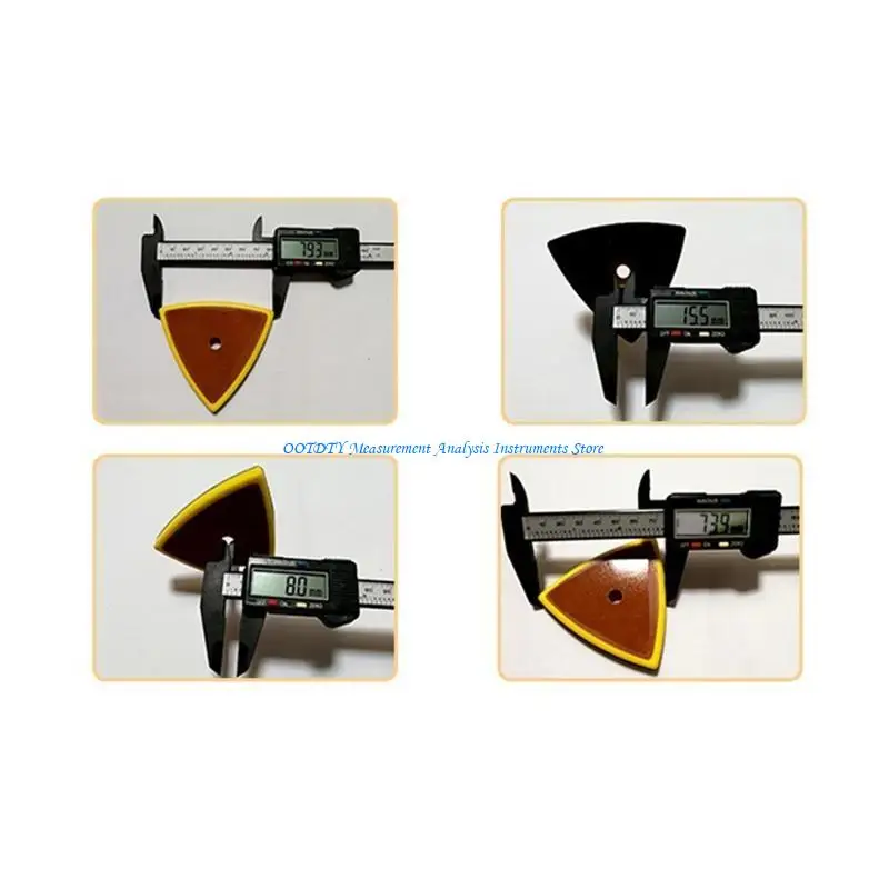 367d 80x80 мм треугольная из нержавеющая сталь диск с самоклеящимися наждачной бумагой лак