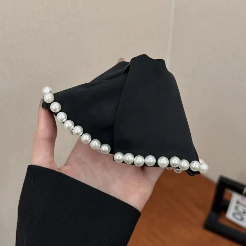 أنيقة كبيرة الراين القوس مشبك شعر السلطعون اللؤلؤ دبابيس الشعر النساء الفتيات الحلو حلية شعر مقاطع الشعر موضة إكسسوارات الشعر #6