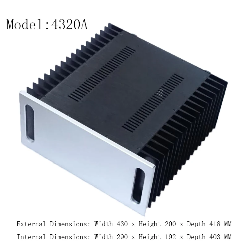

Weiliang Audio Heavy-Duty Radiator 4320A Полностью алюминиевый корпус усилителя класса A Полностью алюминиевый корпус