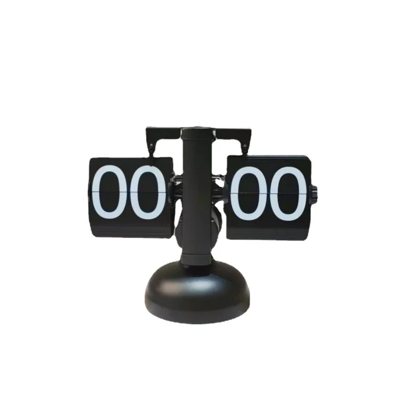 

European automatic page turning clock retro simple home living room small balance mechanical page turning clock