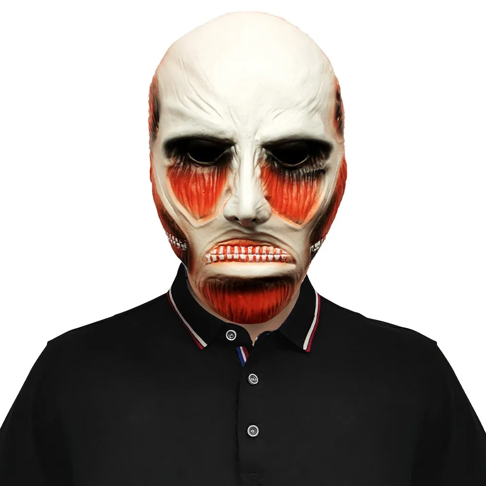 Horror-Totenkopfmaske für Männer Halloween Leichtgewichtig Passend für Erwachsene, für Cosplay, Party, Geisterhaus – Detail 1