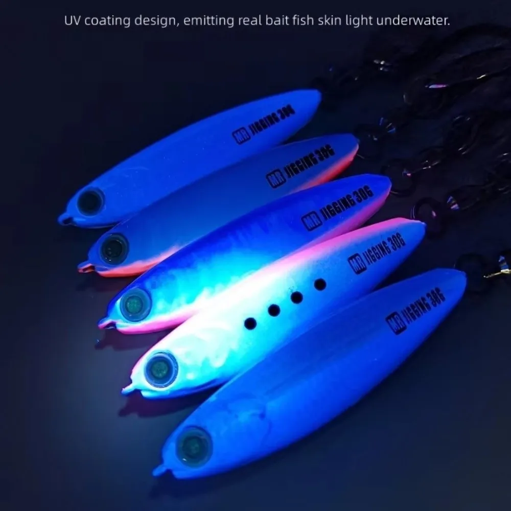 Jig metálico UV 3D con recubrimiento – Señuelo corto y robusto - imagen 2