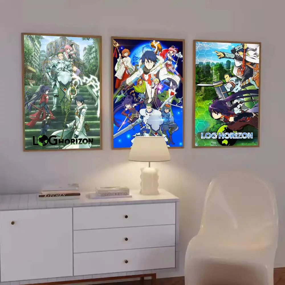 أنيمي سجل الأفق ملصق ذاتية اللصق جدار الفن ديكورات غرفة ديكور HD بدون إطار