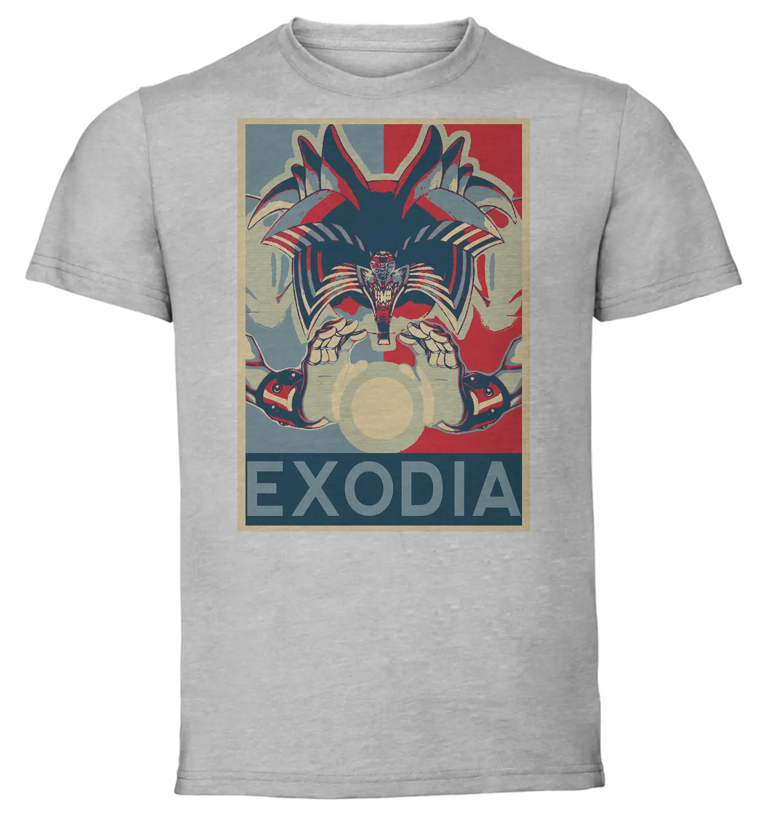 TShirt  Gray  Propaganda  Yu Gi Oh  Exodia the Forbidden Variant