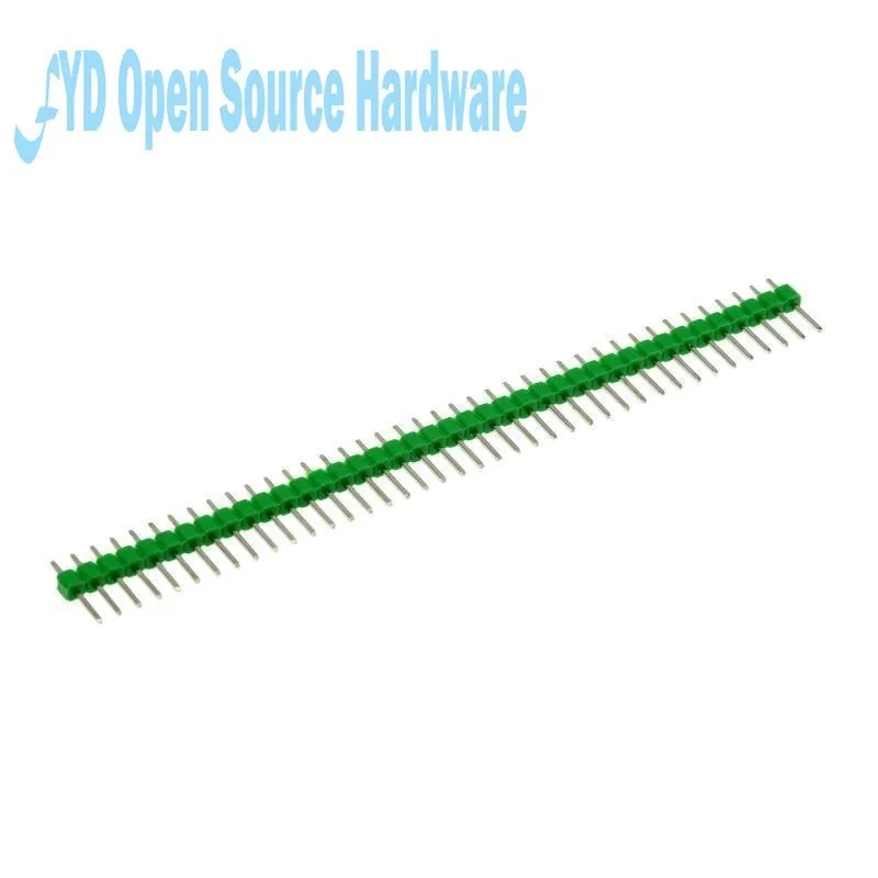 10PCS/LOT 40Pin 1x40  Colorful Single Row Male 2.54MM Breakable Pin Header Connector Strip Pin For Diy Kit