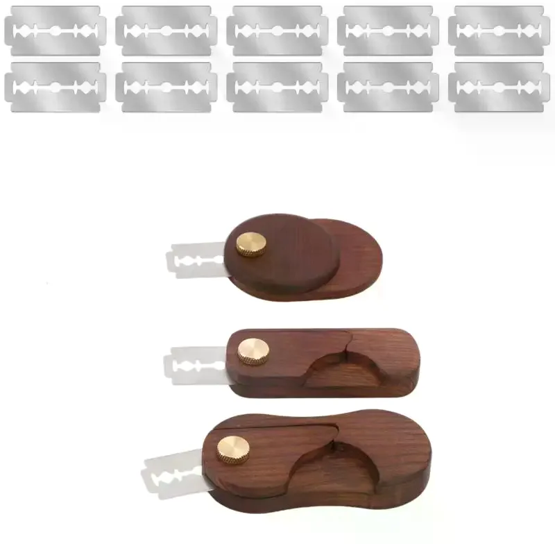 10Pcs Dough Scoring Knife Blades Stainless Steel Homemade Bread Lame Tool Foldable Sourdough Scorer Baking No Rust Sharp