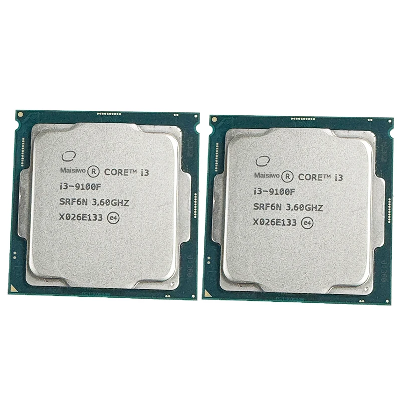 i3 9th Gen Processor 9100 9300 9320 9100T 9100E 9100TE 9100F 9300T LGA 1151 CPU