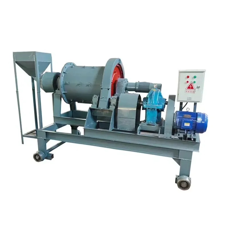 i Portable Industrial Gold Mining Machinery Laboratory Ball Mill With Storage Bin for Mineral Grinding Process