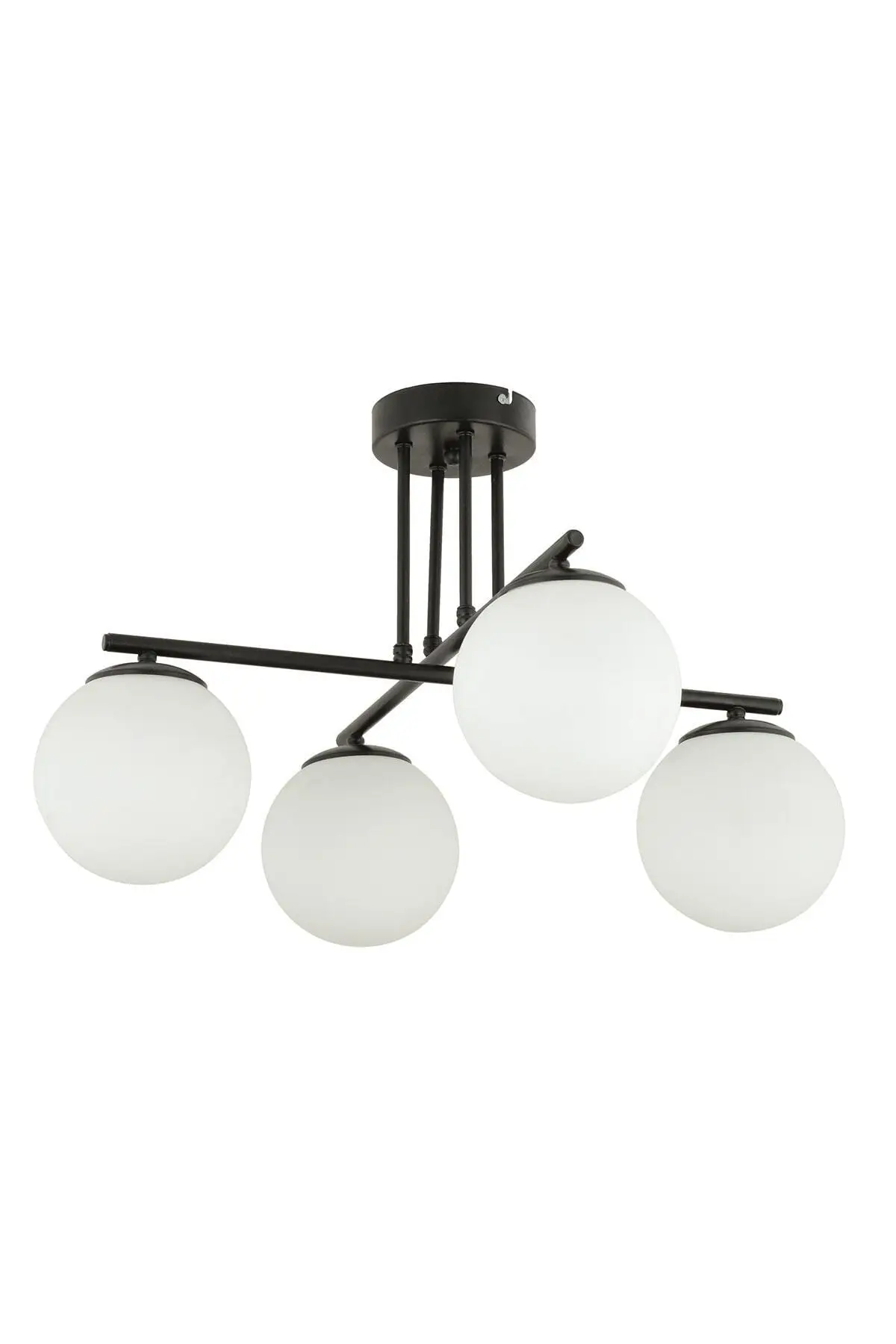 

DOLBOVI black Modern sports Model Glop white glass chandelier