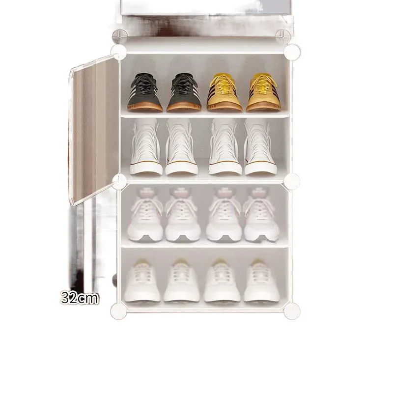 Shoe rack door sturdy household simple multi-storey dormitory economical small Internet celebrity shoe cabinet dormitory storage