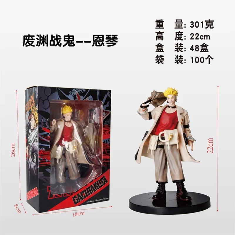 GACHIAKUTA Anime Figure Riyo Rudo Surebrec PVC Action Figures Character Collection Series Model Ornaments Christmas Cosplay‌