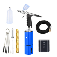 New Designs Mini Airbrush With Compressor Cordless Replace Battery High Power Super uiet Works Power Display Pneumatic Tool