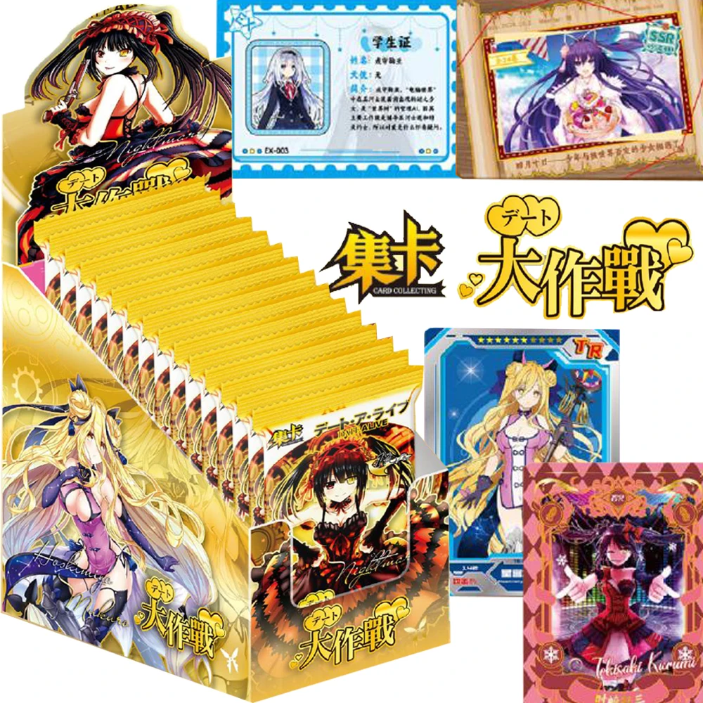 

DATE A LIVE Collection Cards Anime Goddess Character Rare Limited Exquisite Wonderland Styling Cards Children's Christmas Gifts