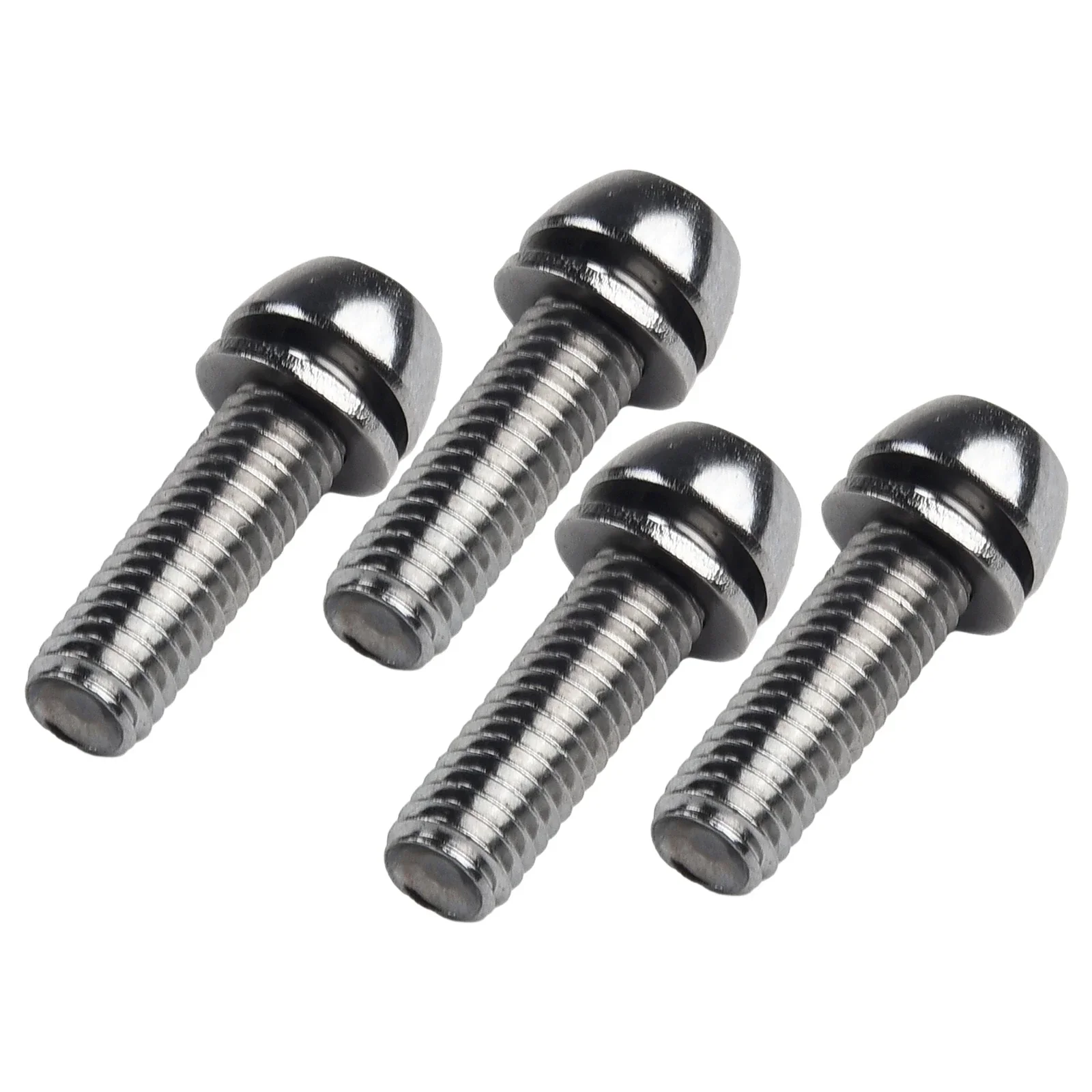 4pcs Colorful M5/M6 X 20mm Stem Screws & Spacers For MTB Handlebars Bicycle Steering Hardware Kit Rust-Proof Steel Bike Part