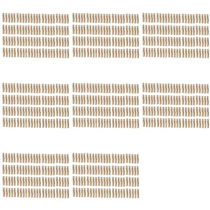 800Pcs Brass Concealed Barrel Hinges Jewelry Wood Boxes Cabinet Invisible Furniture Hinge 4X20mm