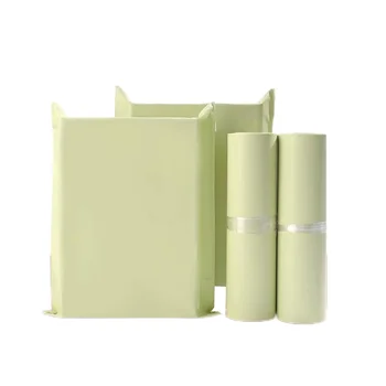 50 Stück Versandt aschen undurchsichtig pe Kunststoff Express Umschlag Aufbewahrung creme Aprikose Farbe Versandt aschen selbst klebende Siegel Kuriert asche