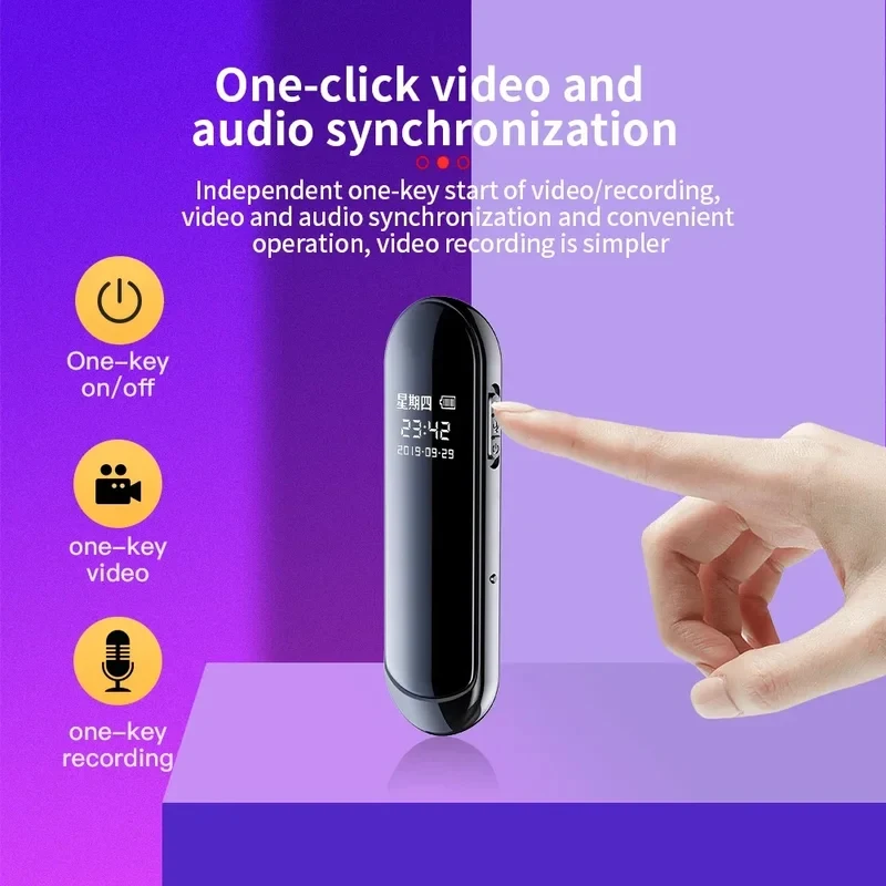 

1080P Action Camera Oculta Wide View Angle Portable Small Nacklace Audio Video Voice DV Dictaphone 4-128GB Digtal Recorder Cam