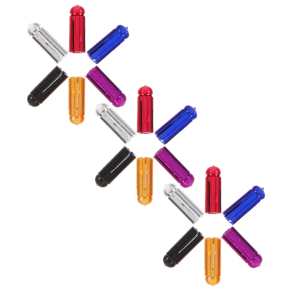 18Pcs Dart Flight Wing Protector Aluminum Alloy Flight Corrector Durable Tail Fixer Practical Game Parts Wing Tail Protector