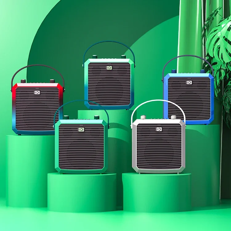2026 Portable Home Decor Mini USB Subwoofer Hifi Wireless Retro Karoke Bluetooth Speakers With Microphone