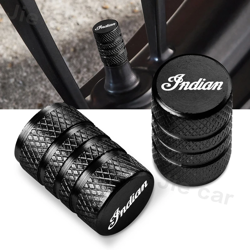 For Indian FTR 1200 S FTR1200 Carbon / Rally Chief VINTAGE Scout Motorcycle Accessories CNC Tire Valve Caps Air Stem Cover Plugs