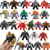 Avenger Superhero Building Block Thor Green Giant Wolverine Action Doll Assembly Toy Children's Birthday Gift