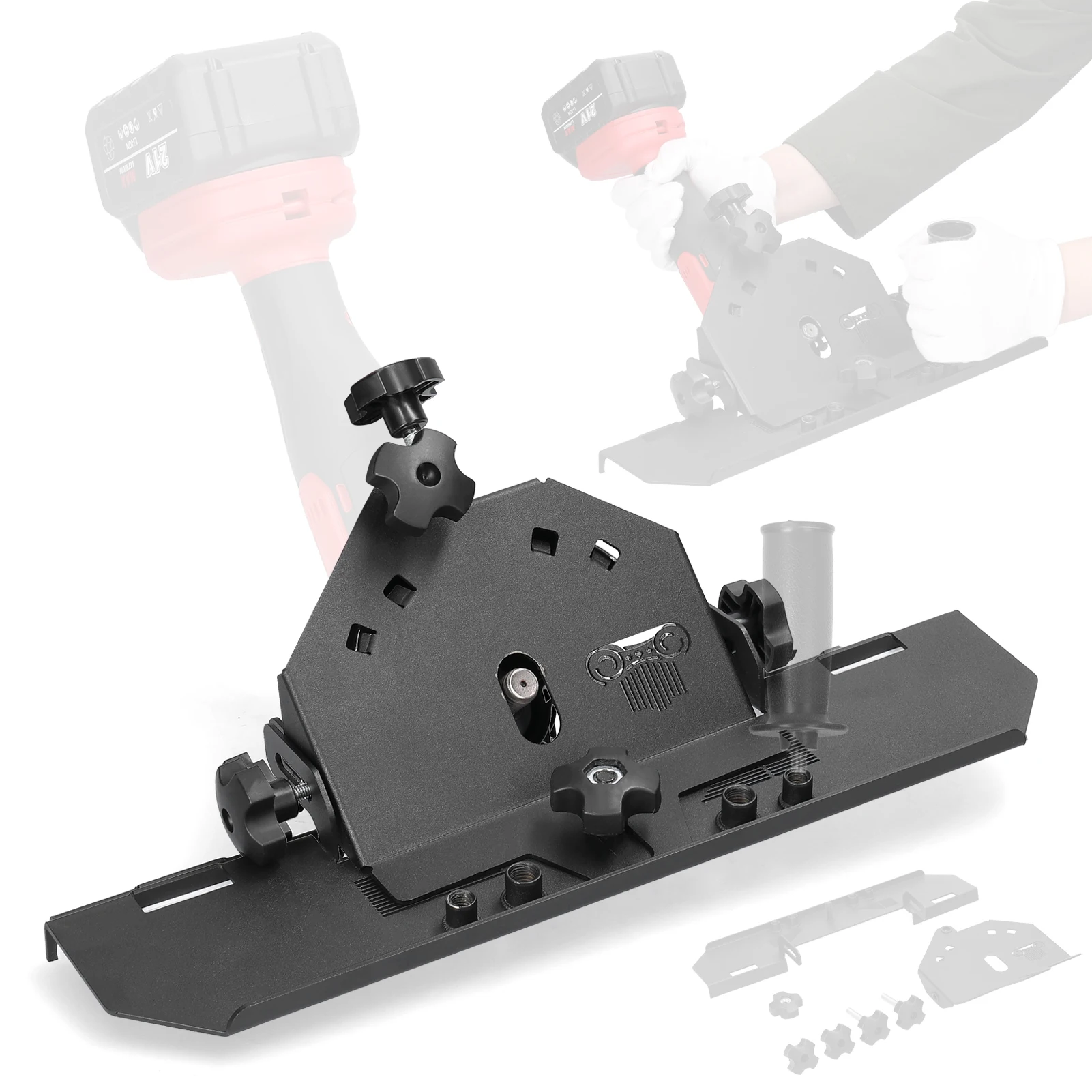 

Aluminum Alloy 125 Type Angle Grinder Chamfer Bracket Screw Multifunctional 45° Chamferer Chamfer Tool