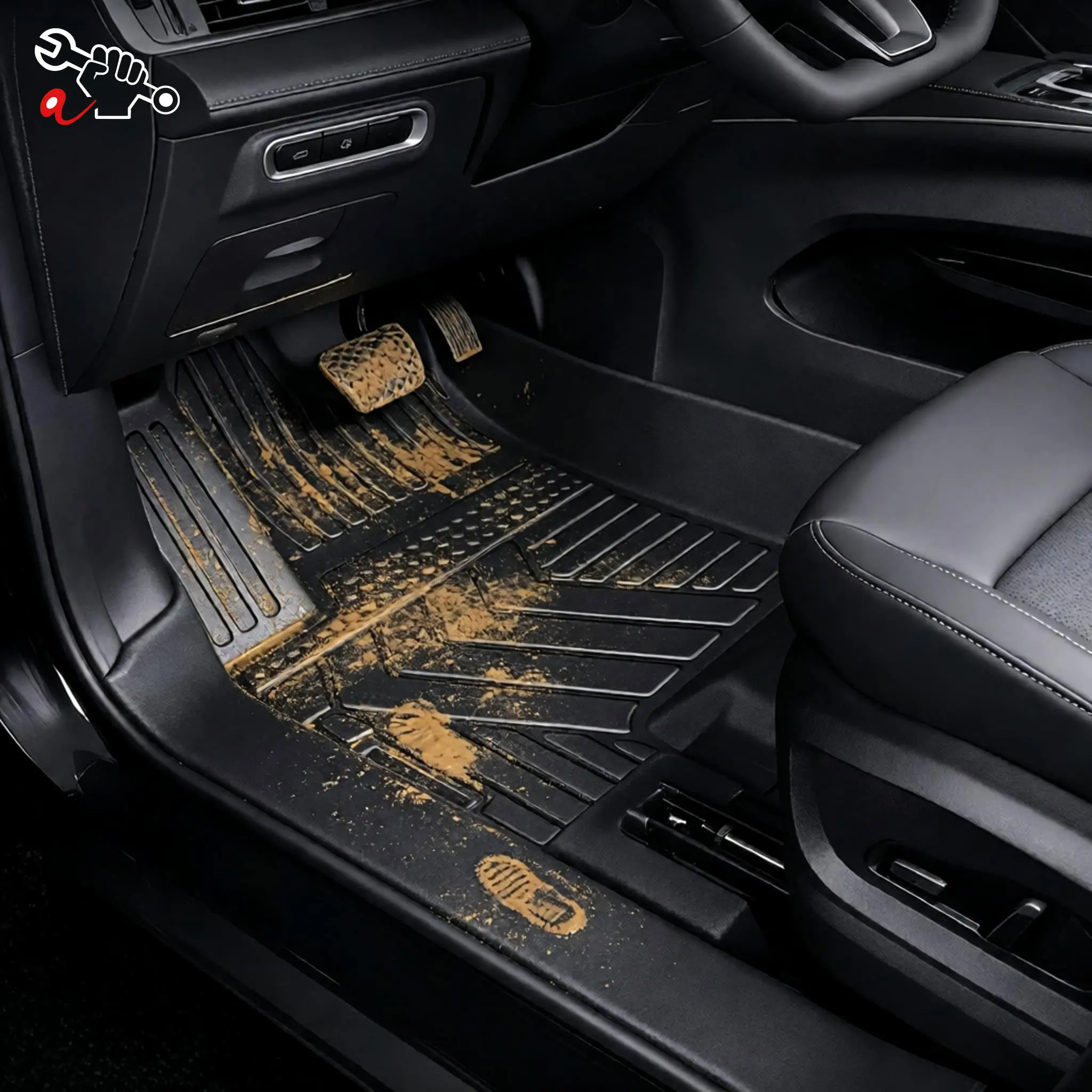 Left-Hand Drive Car Custom Fit Floor Mat For Chery Tiggo 8 Pro 2022-2026 Durable Foot Pad Protector Full Coverage Foot Liner