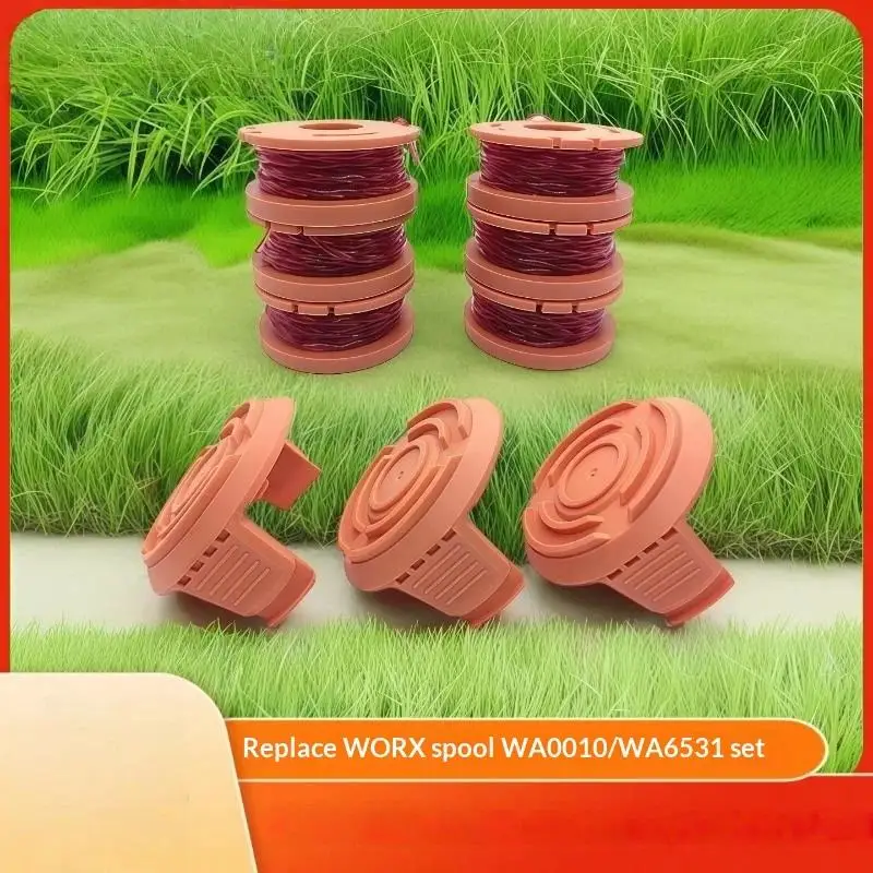 Replacement Trimmer Line Spool Set For WA0010 WA6531 With: Cover High Quality Garden Lawn Weeder