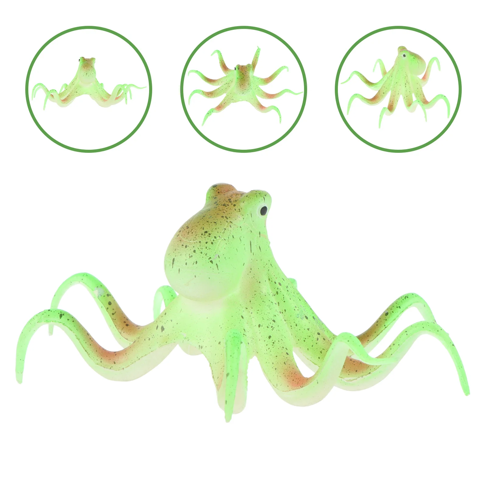 

Night Fluorescent Simulation of Marine Octopus Aquarium Decorations Fish Tank Glowing Ocean