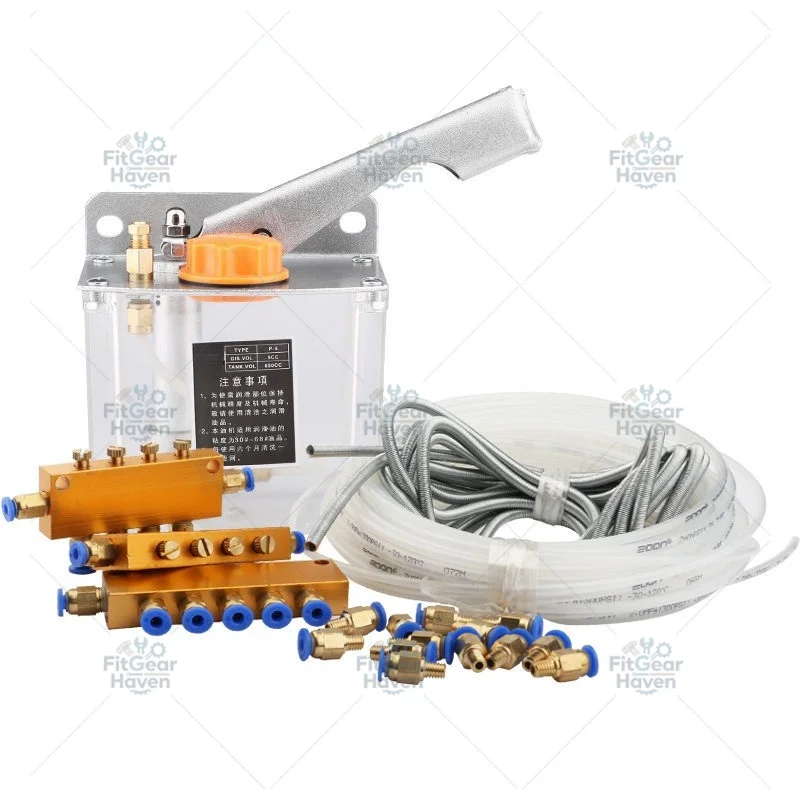 Engraving machine manual oil pump, engraving machine accessories, lubrication system, lubricating oil dispenser