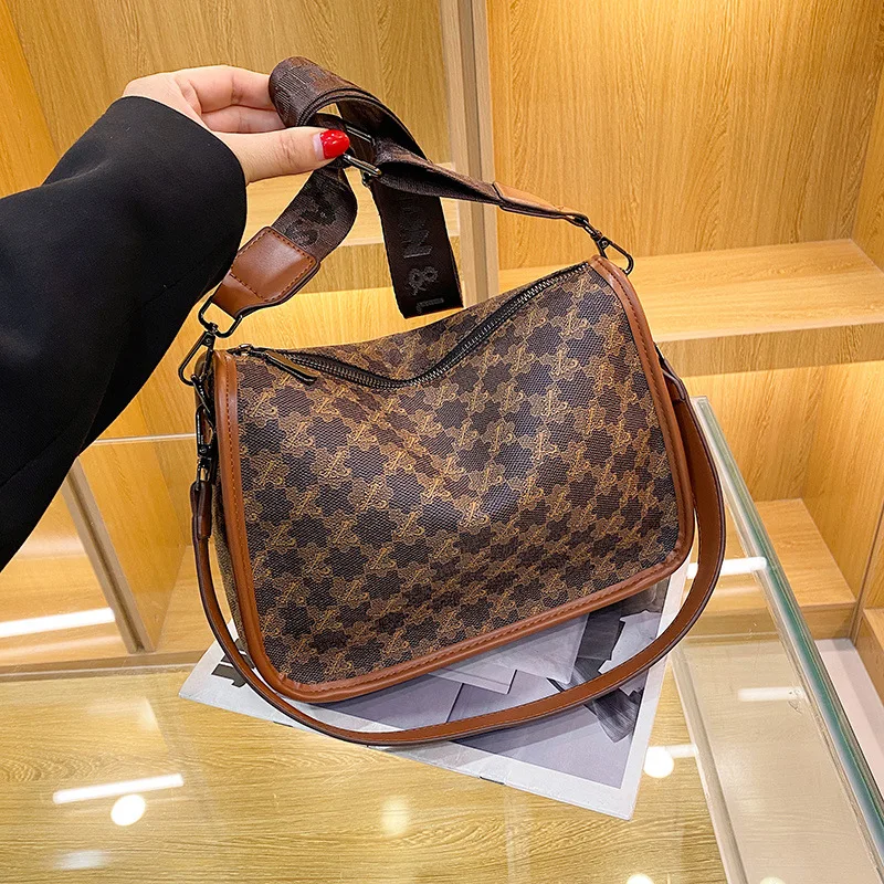 classic-vintage-monogram-hobo-crossbody-bag-trendy-versatile-shoulder-handbag-with-wide-printed-strap