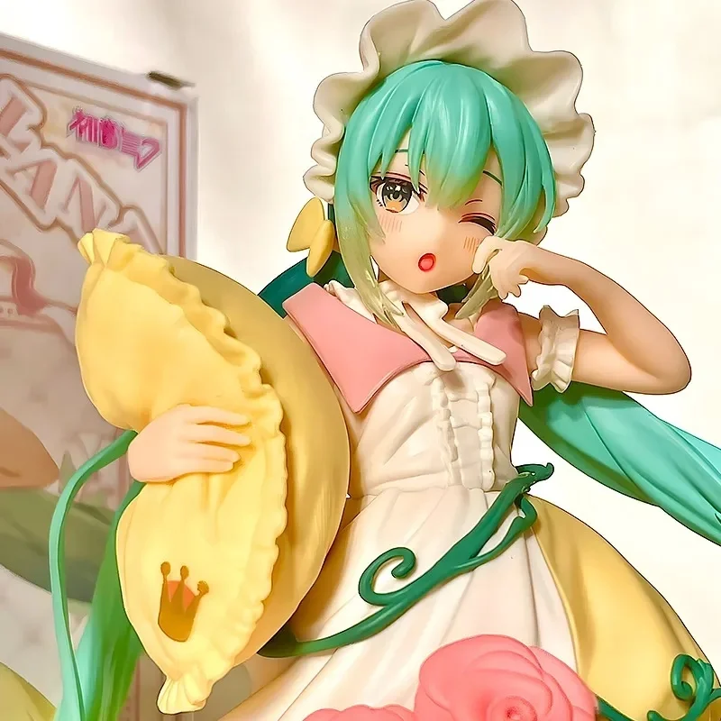 19 cm Hatsune Dornröschen Kissen Anime Figur Spielzeug Märchen Prinzessin Mädchen Computer Fall Dekoration Desktop Ornament Geschenk