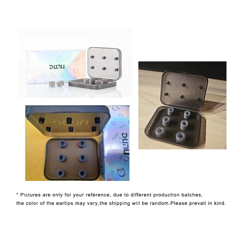 أطراف أذن من السيليكون للمسرح والاستوديو من DUNU S&S L/M/S (3 أزواج) لقطر الفوهة من 4-5.5 مم