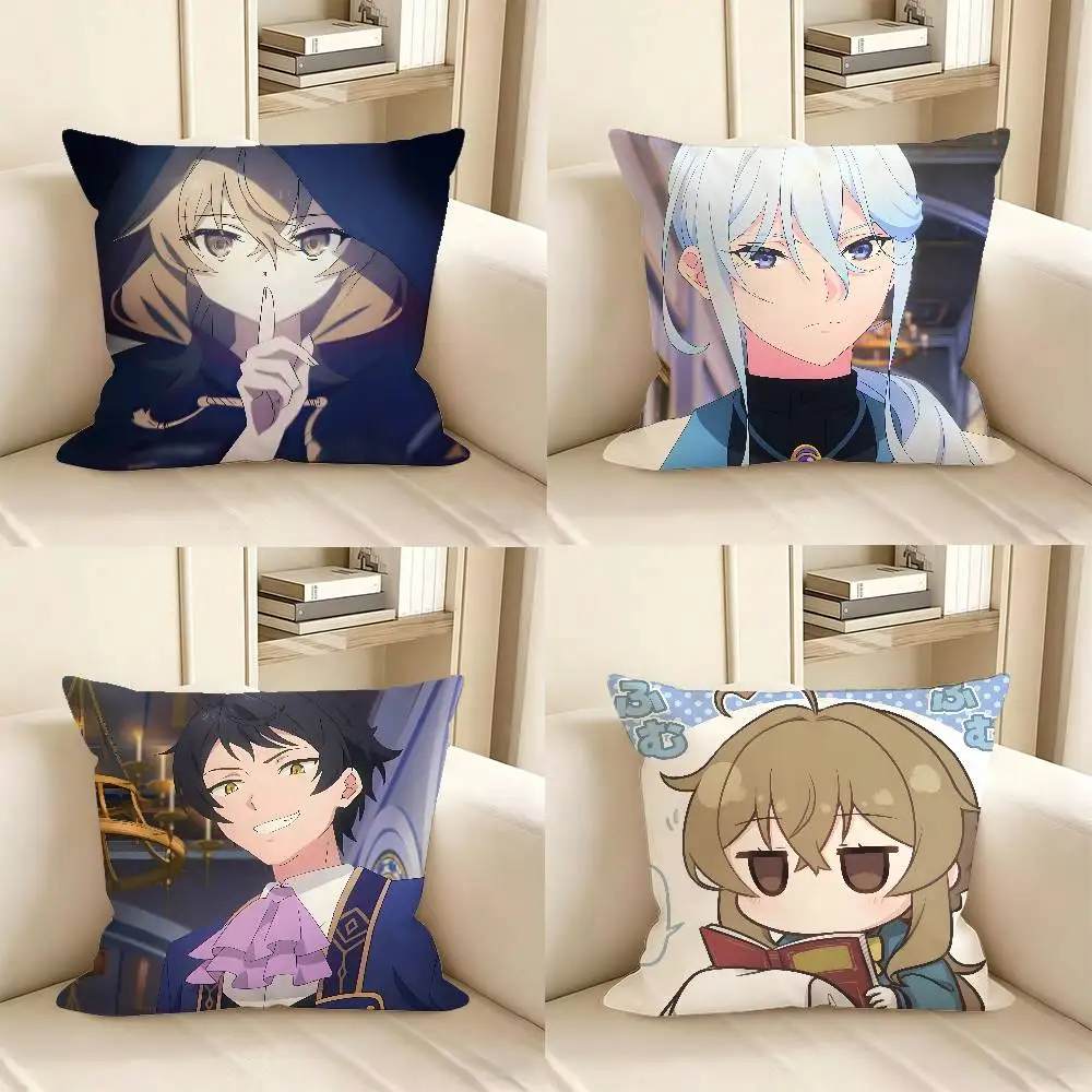 1pc Anime Secrets Of The Silent Witch Pillow Case Fashion Square Pillowcase Bedroom Sofa Room Ins Decoration Leisure