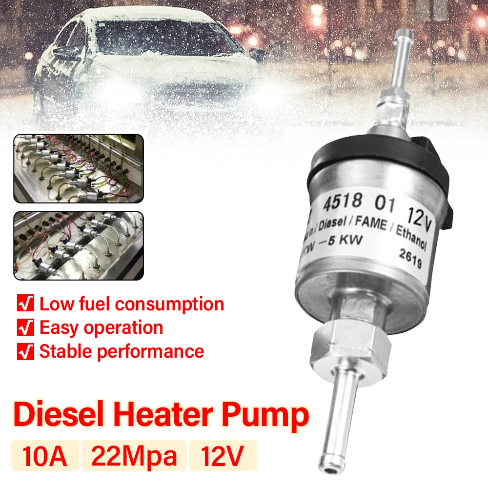 12V 22ML Car Upgrade Ultra-low Noise Heater Fuel Pump Universal for Eberspacher Car Heater Fuel Pump Air Diesel Heater Pump view 2