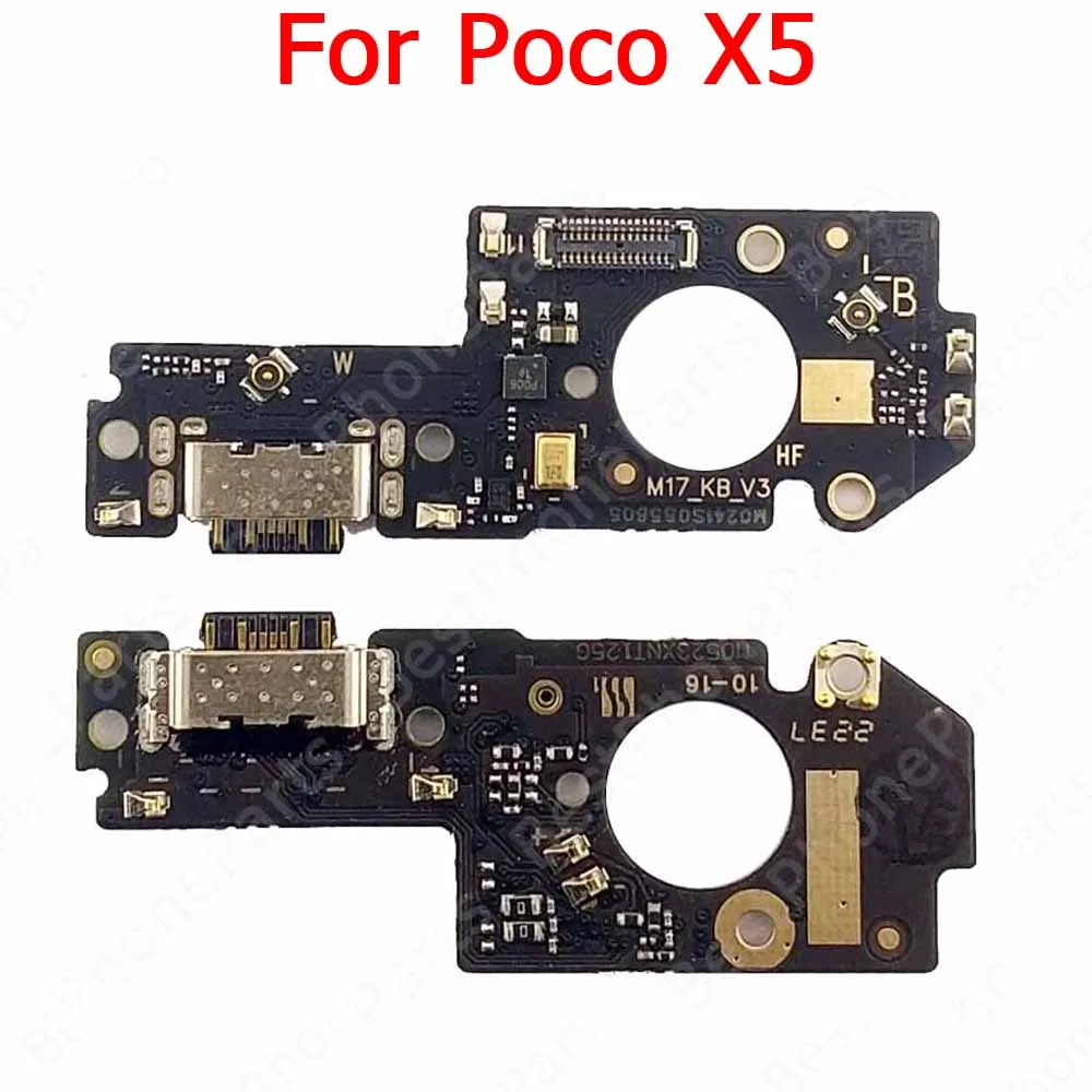 Charge Board For Xiaomi Poco X3 NFC X4 GT X5 Pro 5G Charging Port Usb Connector Pcb Dock Plate Mobile Phone Parts