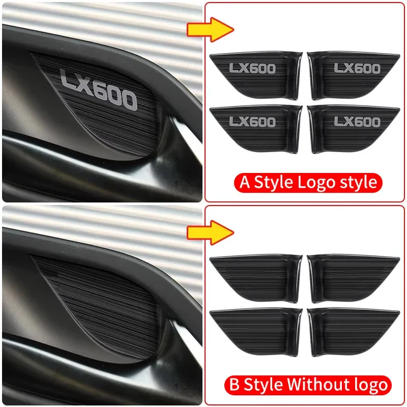ل 2022 2023 2024 لكزس Lx600 LX500D الفولاذ المقاوم للصدأ مقبض باب السيارة الديكور لصق الباب الداخلي ترقية الملحقات ضبط
