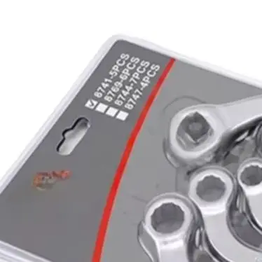 High Carbon Steel Rust Resistant Double Head C Type Wrench Set 8mm To 22mm Nickel Plated Twelve Point Grip For Bolt Nut Repair H