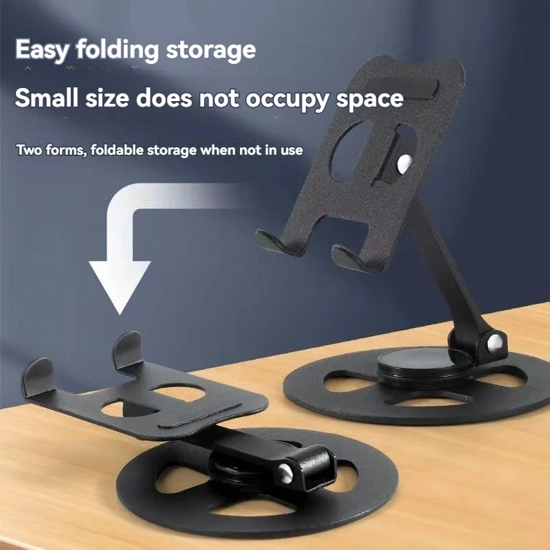วงเล็บแท็บเล็ตTelescopicชั้นโต๊ะพับวงเล็บหมุนMechanical SoundปรับความสูงสําหรับIPhoneสําหรับIPadแท็บเล็ต