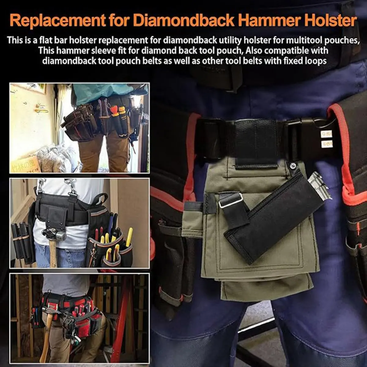 Padded Hammer Replaces Tools Belt Holder,Hammer Sleeve Tool Pouch Belts or Tools Belt