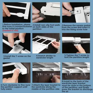 أفضل 10 مبيعات لمقسم خزانة الملابس - رقم 9