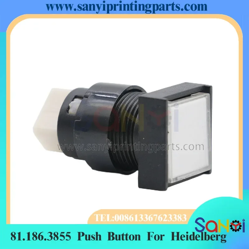 1 PCS Heidelberg พิมพ์ Push ปุ่ม 81.186.3855 1tra 1.15114.106/1002 สําหรับชิ้นส่วนเครื่องจักร